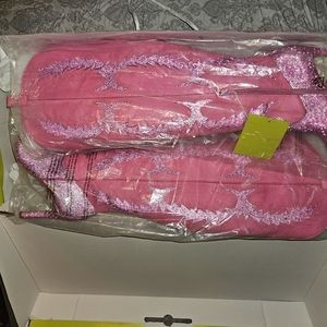 Gianni Bini hot pink boots